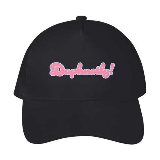 DAPHNETLY! Black Mesh SnapBack