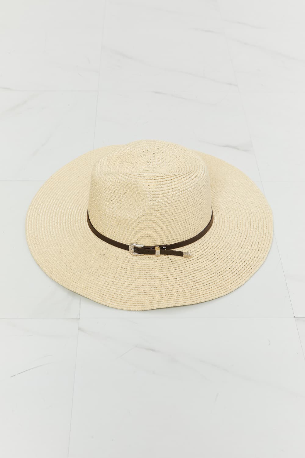 Fame Boho Summer Straw Fedora Hat