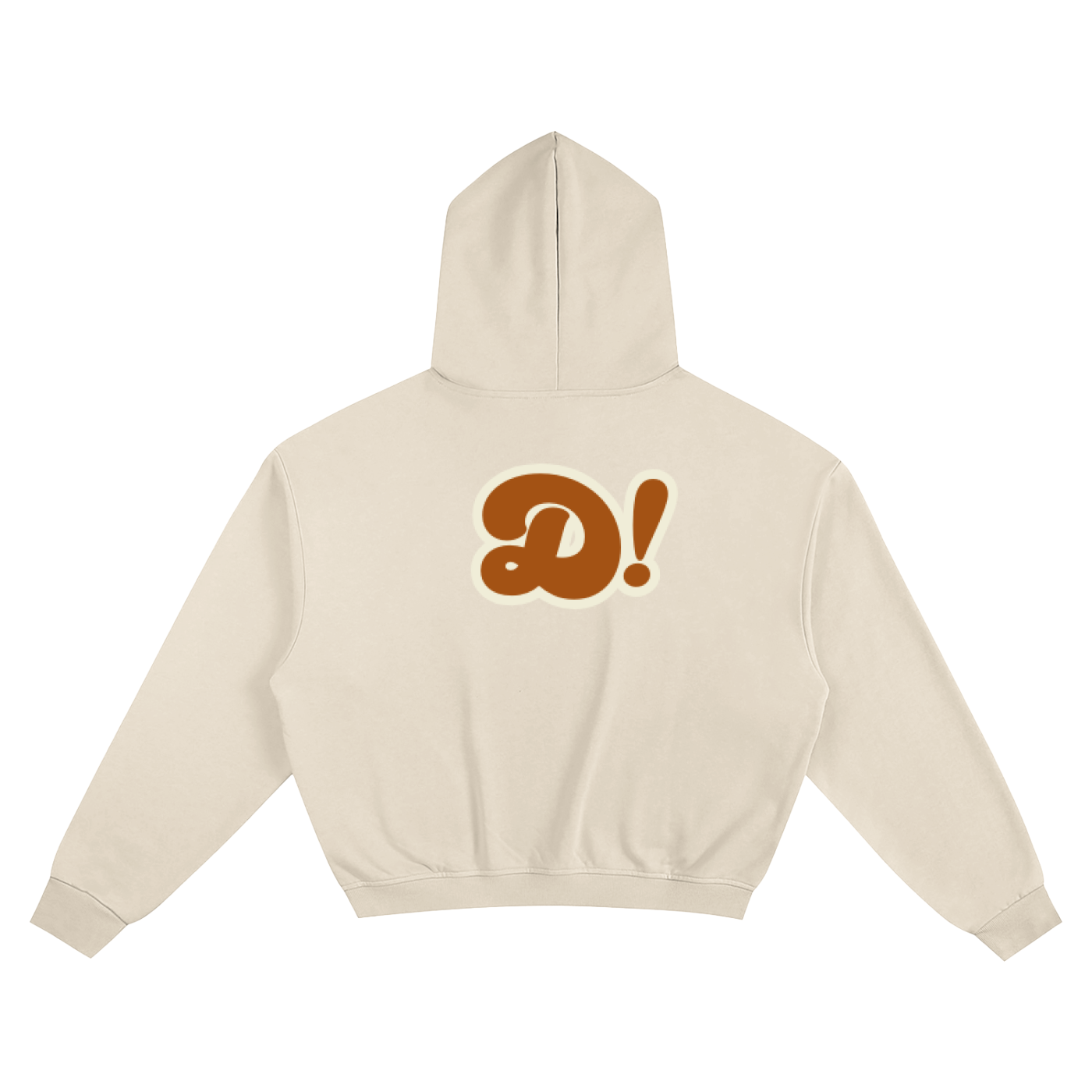 DAPHNETLY! Cream Boxy Hoodie