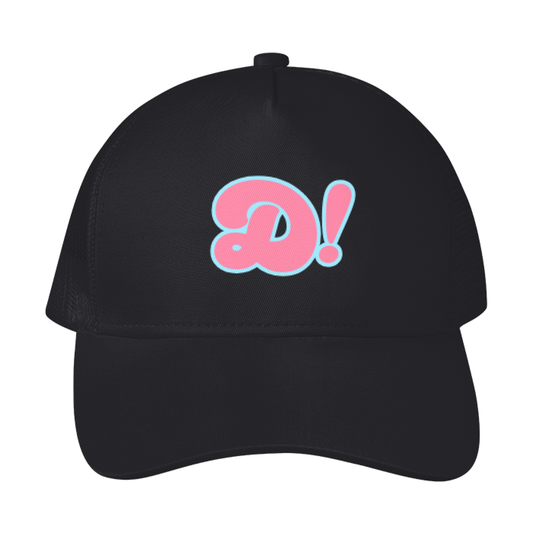 D! Black & Pink Mesh SnapBack