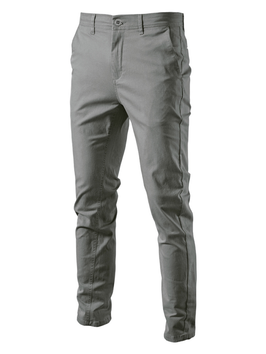 Men's casual all-match solid color casual pants